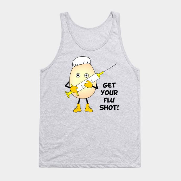 Nurse Flu Shot Tank Top by Barthol Graphics